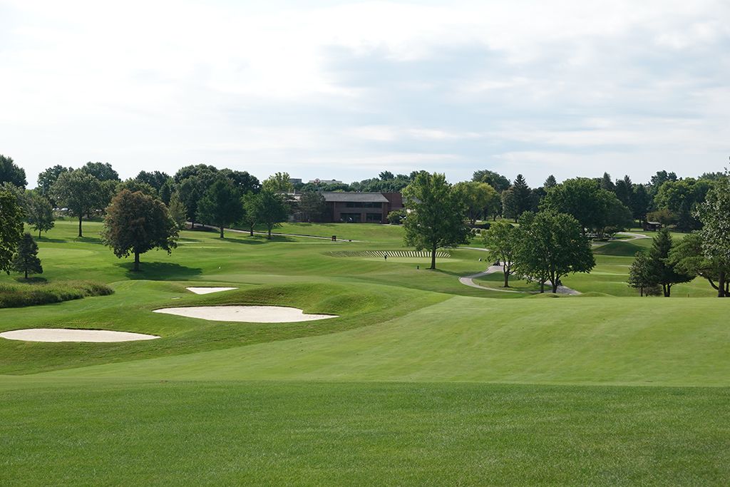 18th Hole at Des Moines Golf and Country Club (North) (633 Yard Par 5)